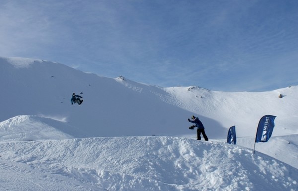 Ben Comber training at Mt Hutt